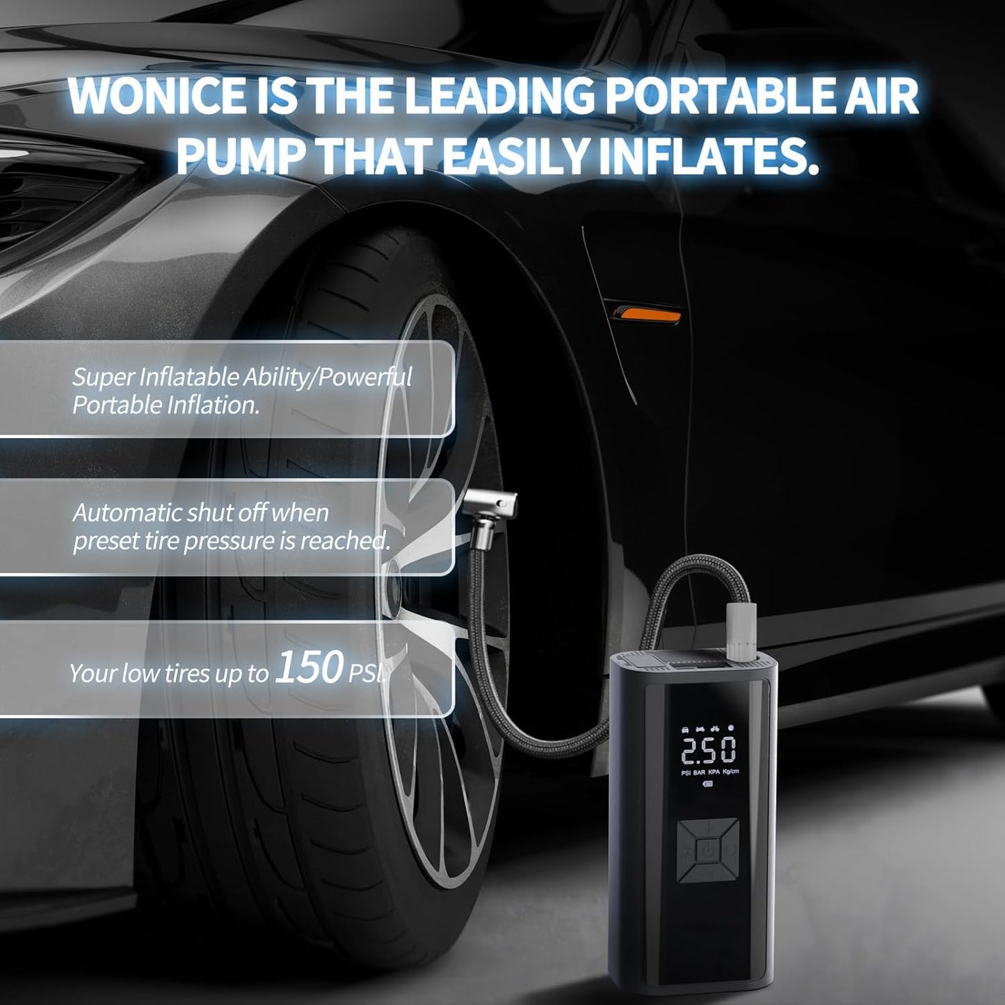 COMPRESOR DE AIRE CON WIRELESS DIGITAL EG-216